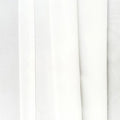 Asazal Solid White Tulle Luxurious Chiffon Sheer Window Curtains For