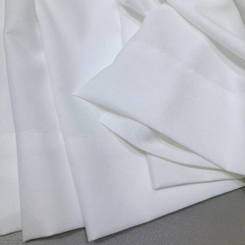 Asazal White Tulle High Quality Thick Yarn Luxury Chiffon Window